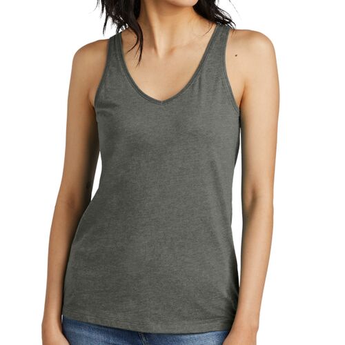 Women's Perfect Blend ® CVC V Neck Tank Thumbnail