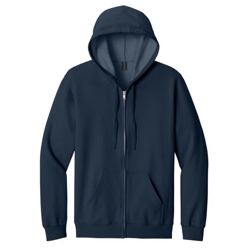 Softstyle ® Midweight Fleece Full Zip Hooded Sweatshirt Thumbnail