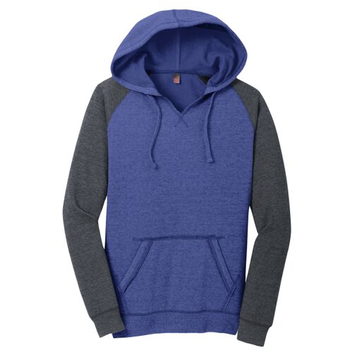 Women's Lightweight Fleece Raglan Hoodie Thumbnail