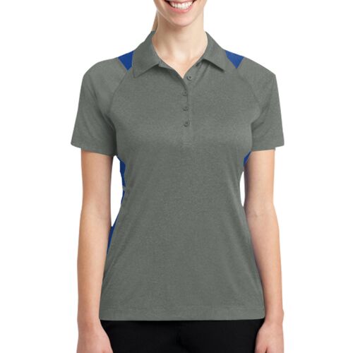 Ladies Heather Colorblock Contender ™ Polo Thumbnail